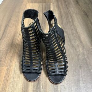 Dolce Vita Black Strappy Heels